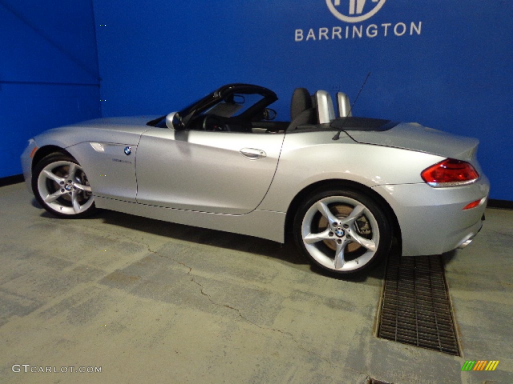 2011 Z4 sDrive35is Roadster - Titanium Silver Metallic / Black photo #29