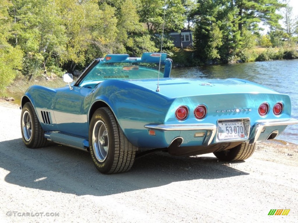 1968 Corvette Convertible - LeMans Blue / Dark Blue photo #2