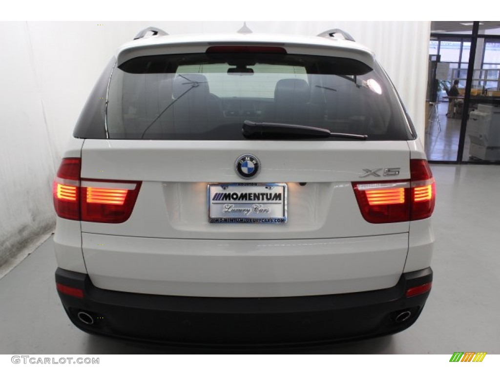 2008 X5 3.0si - Alpine White / Sand Beige photo #5