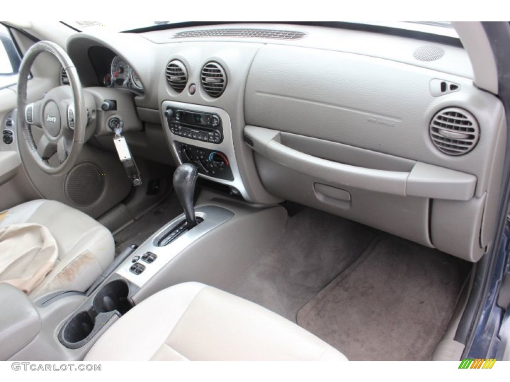 2005 Jeep Liberty Limited Dark Khaki/Light Graystone Dashboard Photo #86813744