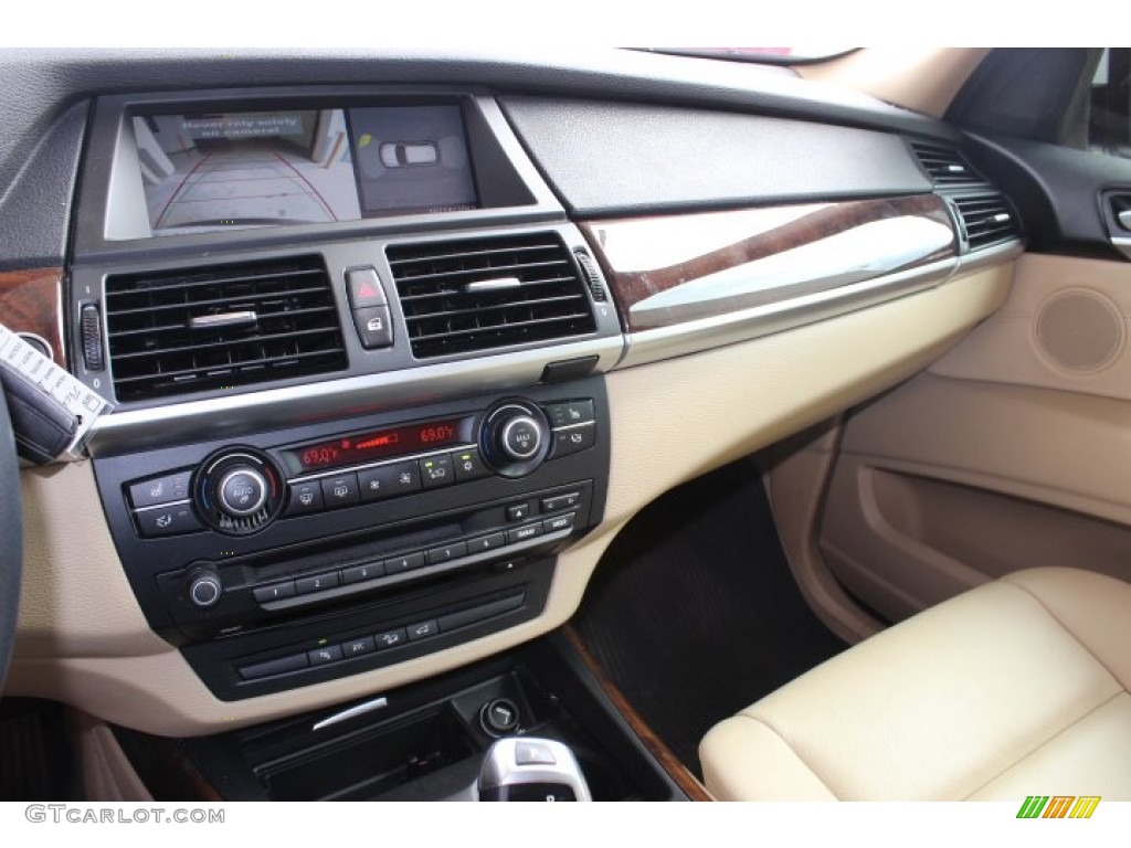 2008 X5 3.0si - Alpine White / Sand Beige photo #16