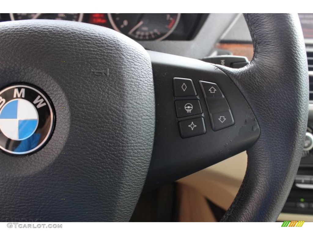 2008 X5 3.0si - Alpine White / Sand Beige photo #27
