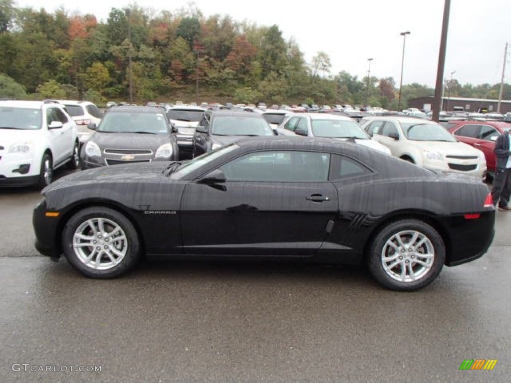 2014 Camaro LS Coupe - Black / Black photo #8