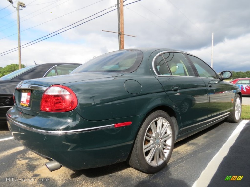 2005 S-Type 3.0 - British Racing Green / Champagne photo #3