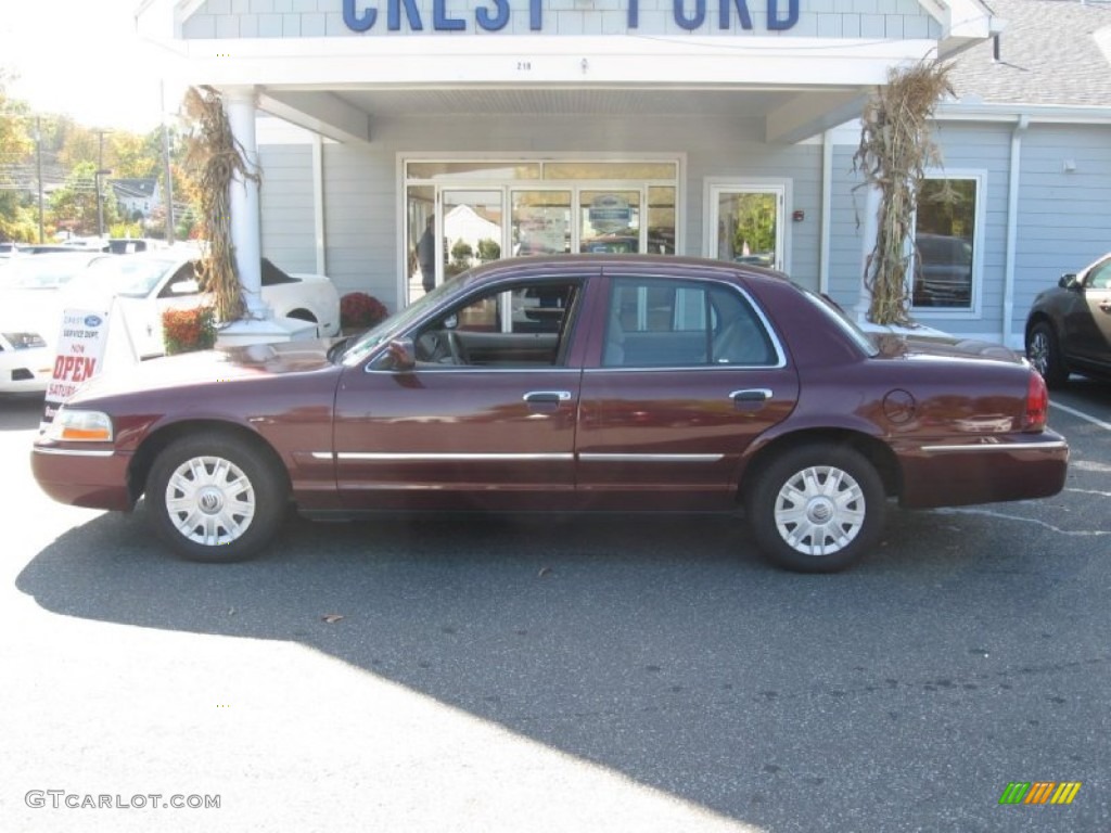 2004 Grand Marquis GS - Dark Toreador Red Metallic / Medium Parchment photo #4