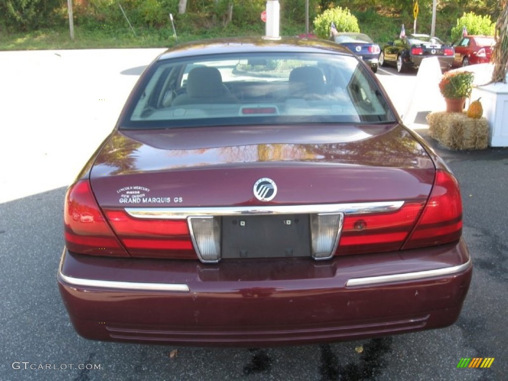 2004 Grand Marquis GS - Dark Toreador Red Metallic / Medium Parchment photo #6