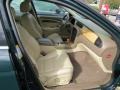 2005 Jaguar S-Type Champagne Interior Front Seat Photo