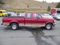 1995 Electric Currant Red Pearl Ford F150 Eddie Bauer Extended Cab  photo #6