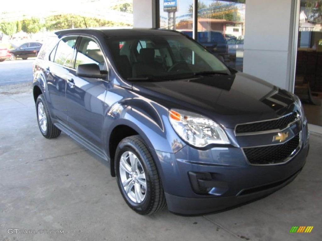 2014 Equinox LS - Atlantis Blue Metallic / Jet Black photo #1