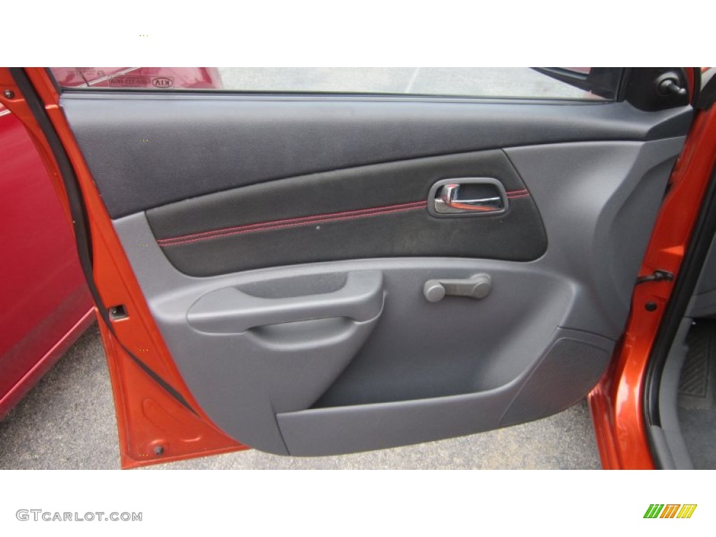 2007 Kia Rio Rio5 SX Hatchback Black Door Panel Photo #86816324