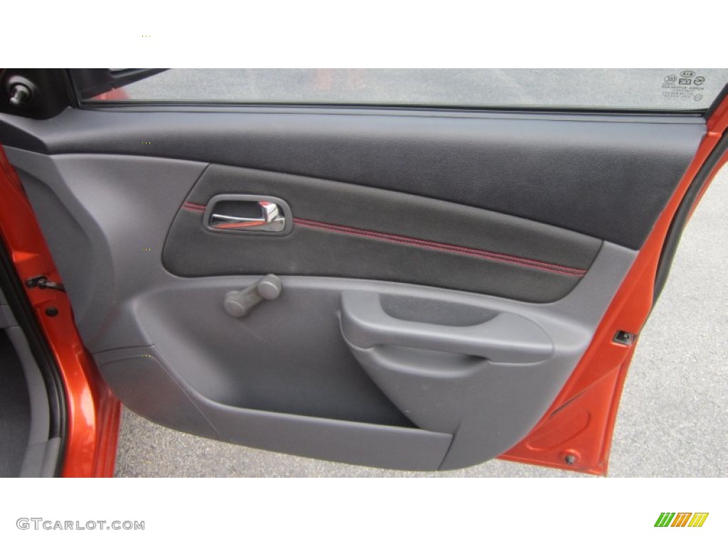 2007 Kia Rio Rio5 SX Hatchback Black Door Panel Photo #86816399