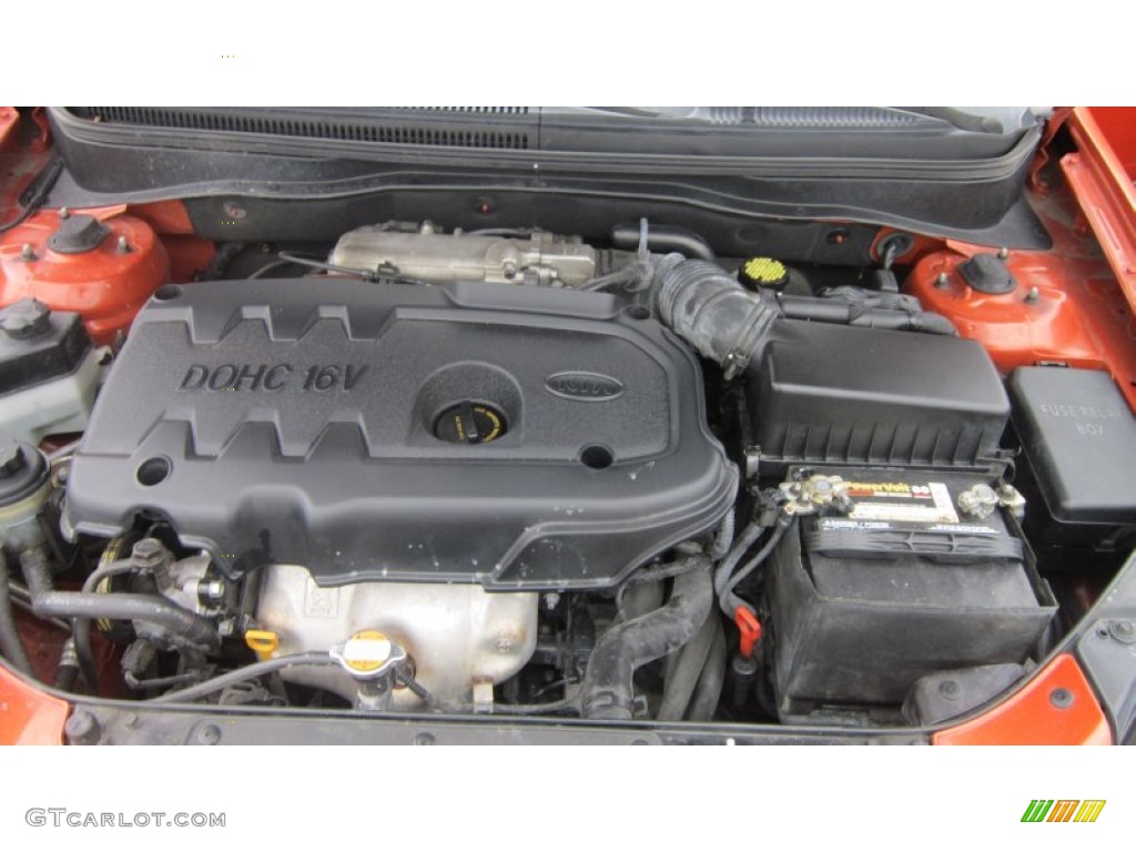 2007 Kia Rio Rio5 SX Hatchback 1.6 Liter DOHC 16V VVT 4 Cylinder Engine Photo #86816498