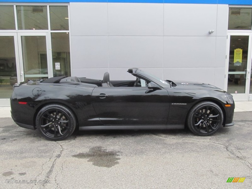 Black 2013 Chevrolet Camaro ZL1 Convertible Exterior Photo #86816561