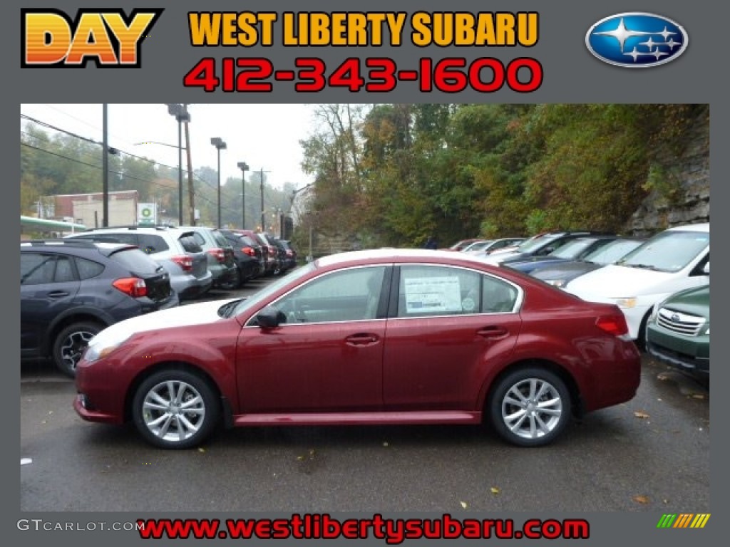 Venetian Red Pearl Subaru Legacy