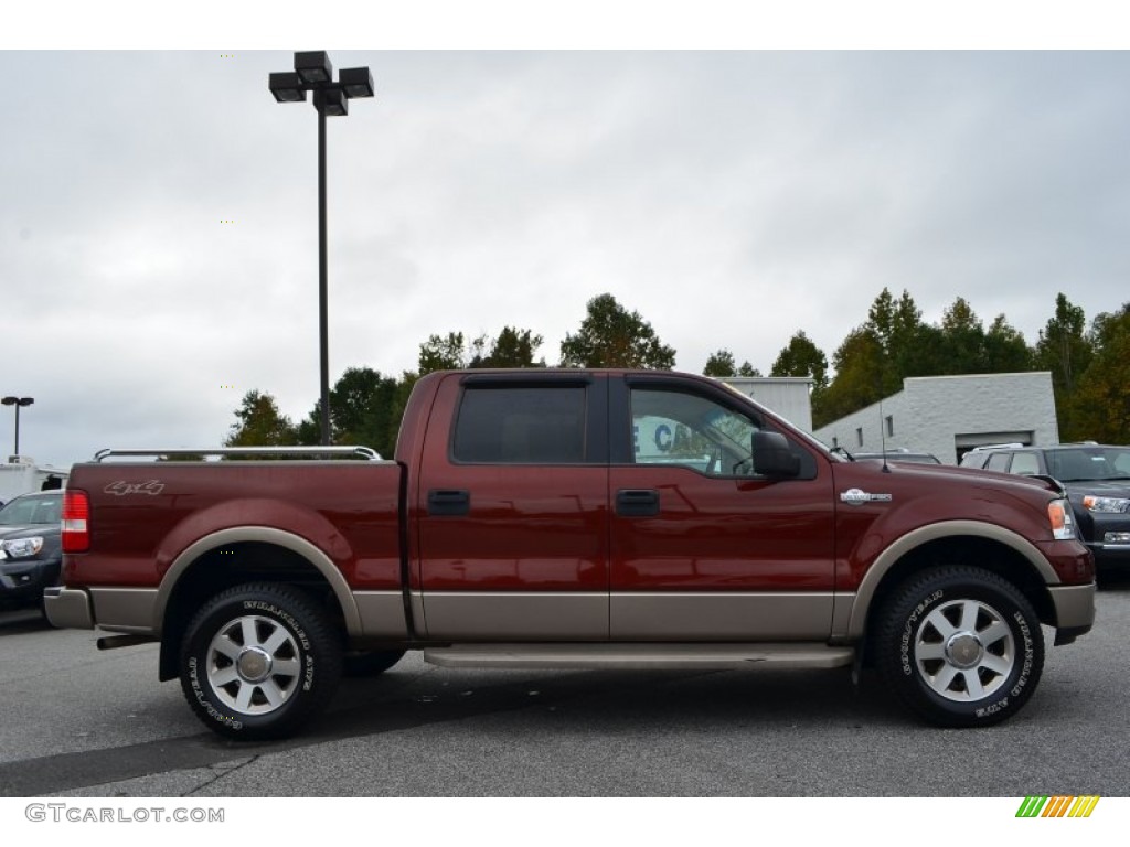 2005 F150 King Ranch SuperCrew 4x4 - Dark Copper Metallic / Castano Brown Leather photo #2