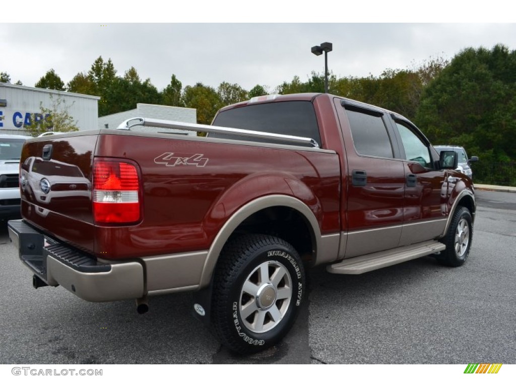 2005 F150 King Ranch SuperCrew 4x4 - Dark Copper Metallic / Castano Brown Leather photo #3
