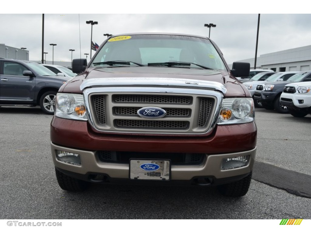 2005 F150 King Ranch SuperCrew 4x4 - Dark Copper Metallic / Castano Brown Leather photo #7