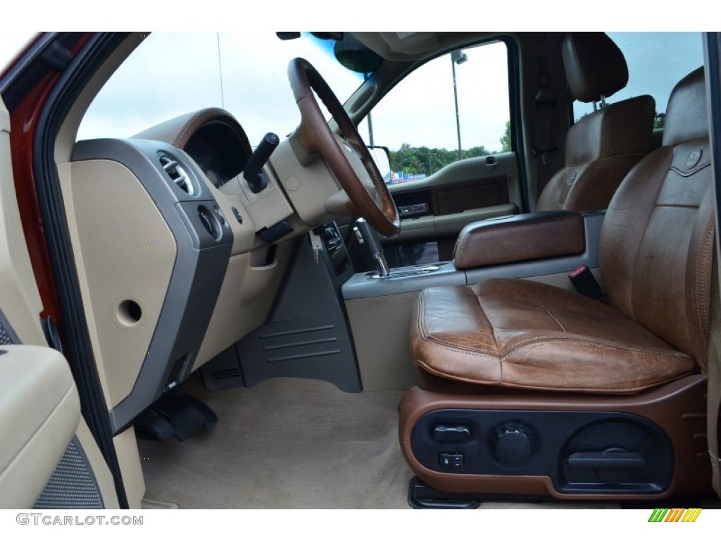 2005 F150 King Ranch SuperCrew 4x4 - Dark Copper Metallic / Castano Brown Leather photo #9