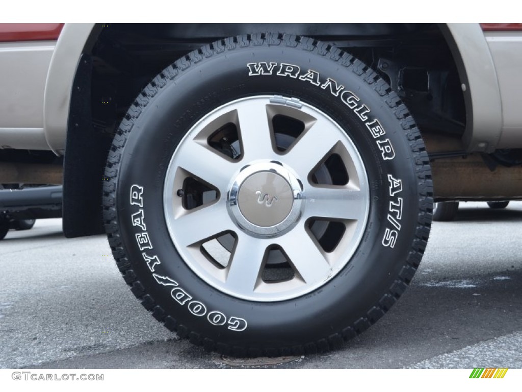 2005 F150 King Ranch SuperCrew 4x4 - Dark Copper Metallic / Castano Brown Leather photo #14