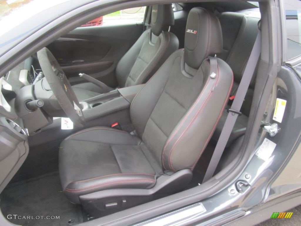 Black Interior 2013 Chevrolet Camaro ZL1 Photo #86817337