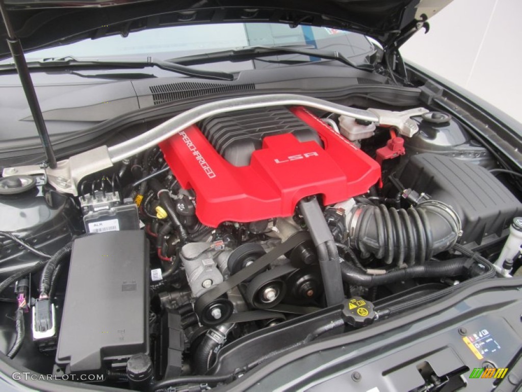 2013 Chevrolet Camaro ZL1 6.2 Liter Eaton Supercharged OHV 16-Valve LSA V8 Engine Photo #86817389