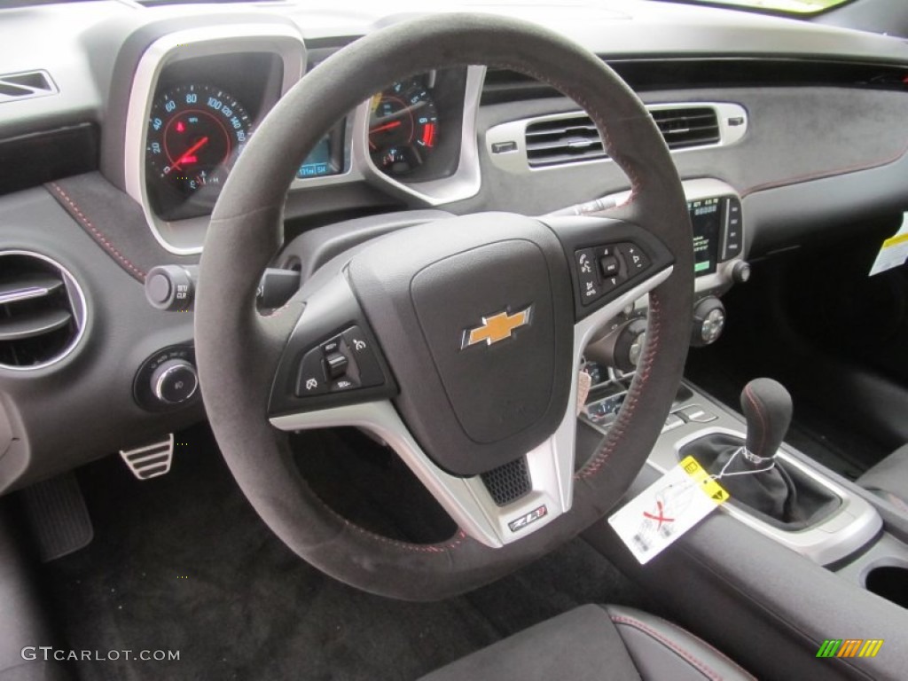 2013 Camaro ZL1 - Ashen Gray Metallic / Black photo #16