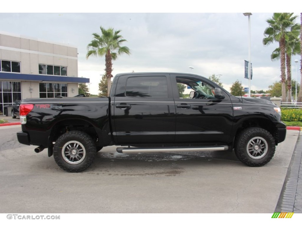 2010 Tundra TRD Rock Warrior CrewMax 4x4 - Black / Black photo #6