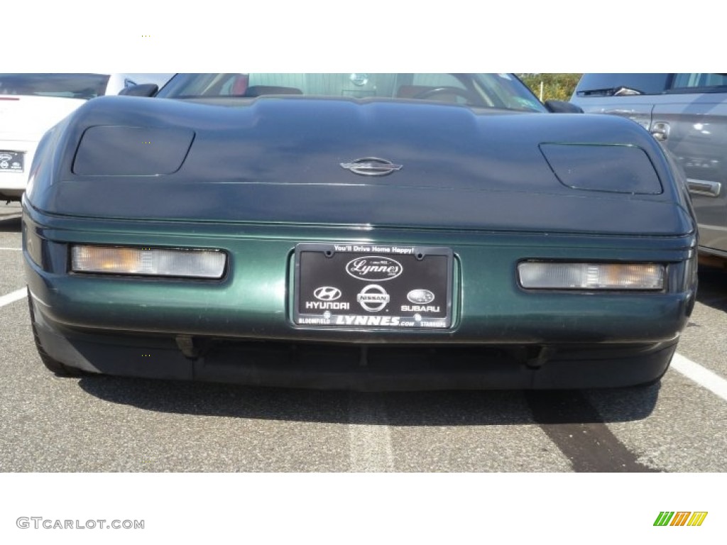 1992 Corvette Coupe - Polo Green Metallic / Tan photo #3