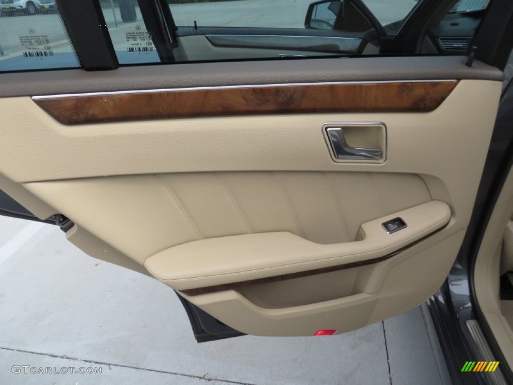 2010 E 350 Sedan - Indium Grey Metallic / Natural Beige photo #28