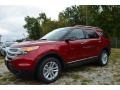 2014 Ruby Red Ford Explorer XLT 4WD  photo #3