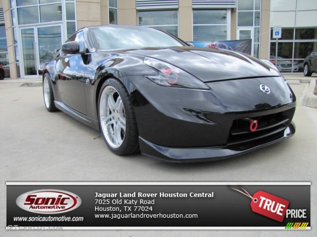 2012 370Z NISMO Coupe - Magnetic Black / NISMO Black/Red photo #1