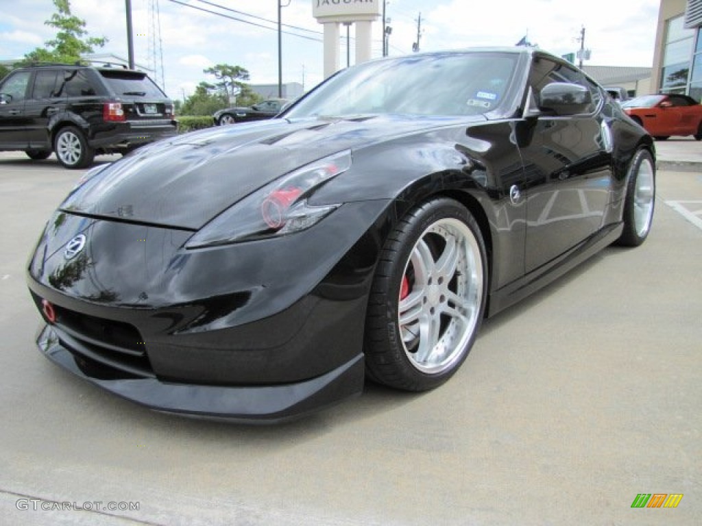 2012 370Z NISMO Coupe - Magnetic Black / NISMO Black/Red photo #5