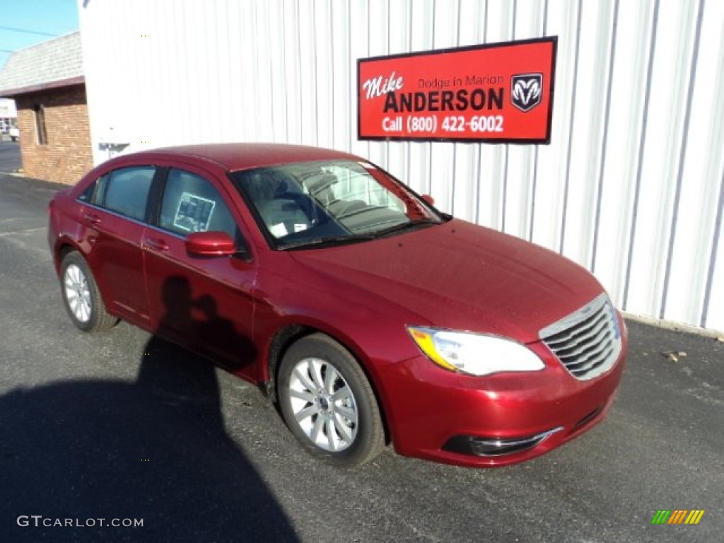 2014 200 Touring Sedan - Deep Cherry Red Crystal Pearl / Black photo #1