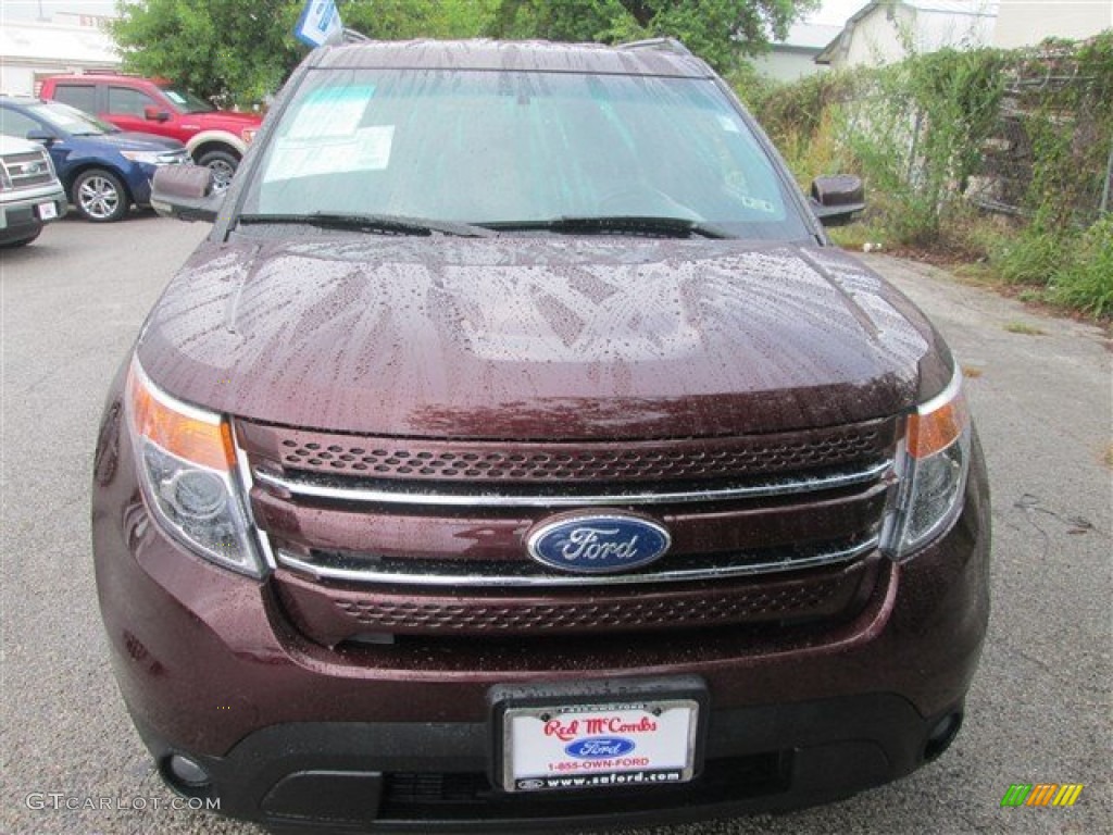 2011 Explorer Limited - Bordeaux Reserve Red Metallic / Medium Light Stone photo #2