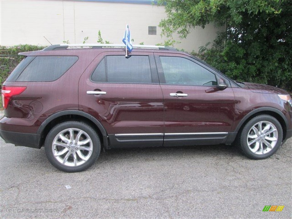 2011 Explorer Limited - Bordeaux Reserve Red Metallic / Medium Light Stone photo #3