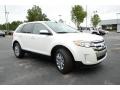 2013 White Suede Ford Edge SEL  photo #3