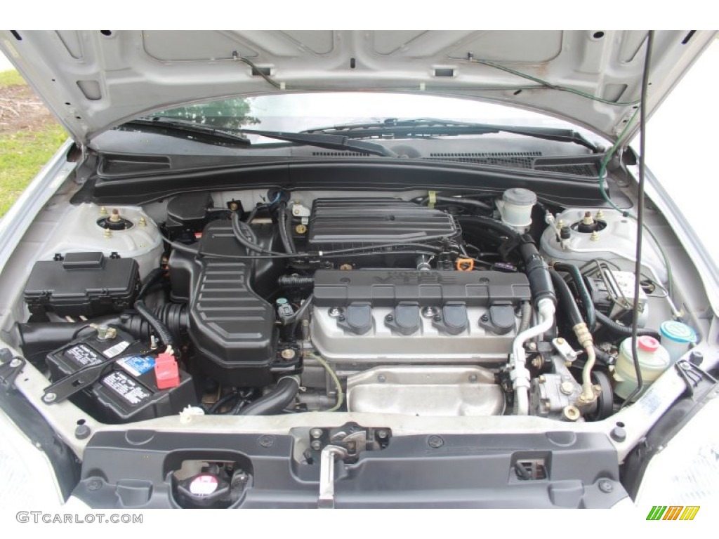 2003 Honda Civic EX Sedan 1.7 Liter SOHC 16V VTEC 4 Cylinder Engine Photo #86821304