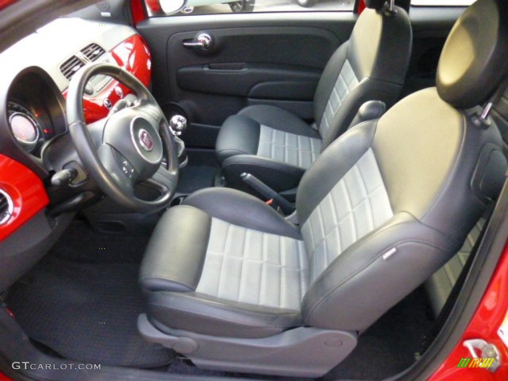2012 Fiat 500 Sport Front Seat Photo #86821568