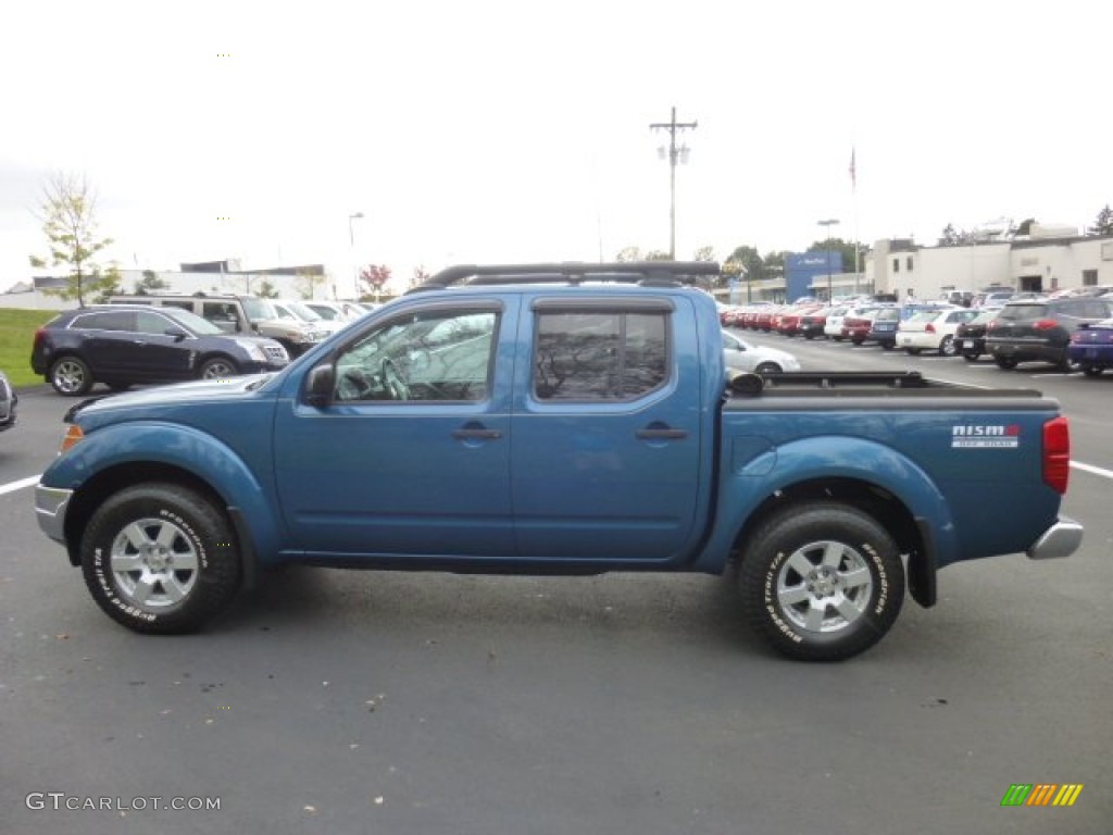 Electric Blue Metallic 2005 Nissan Frontier Nismo Crew Cab 4x4 Exterior Photo #86821760