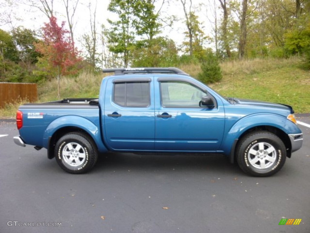 Electric Blue Metallic 2005 Nissan Frontier Nismo Crew Cab 4x4 Exterior Photo #86821862