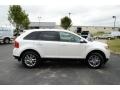 2013 White Platinum Tri-Coat Ford Edge SEL  photo #4