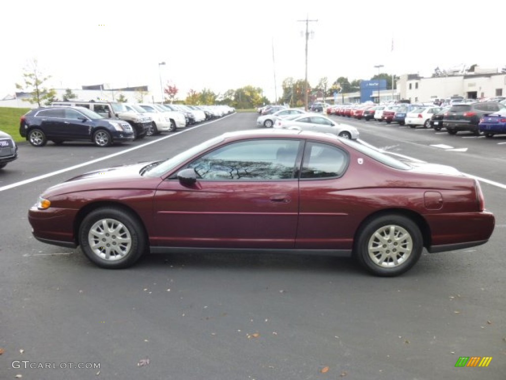 2001 Monte Carlo LS - Dark Carmine Red Metallic / Ebony Black photo #4