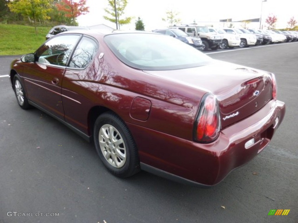 2001 Monte Carlo LS - Dark Carmine Red Metallic / Ebony Black photo #5