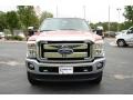 2014 Vermillion Red Ford F350 Super Duty Lariat Crew Cab 4x4  photo #2
