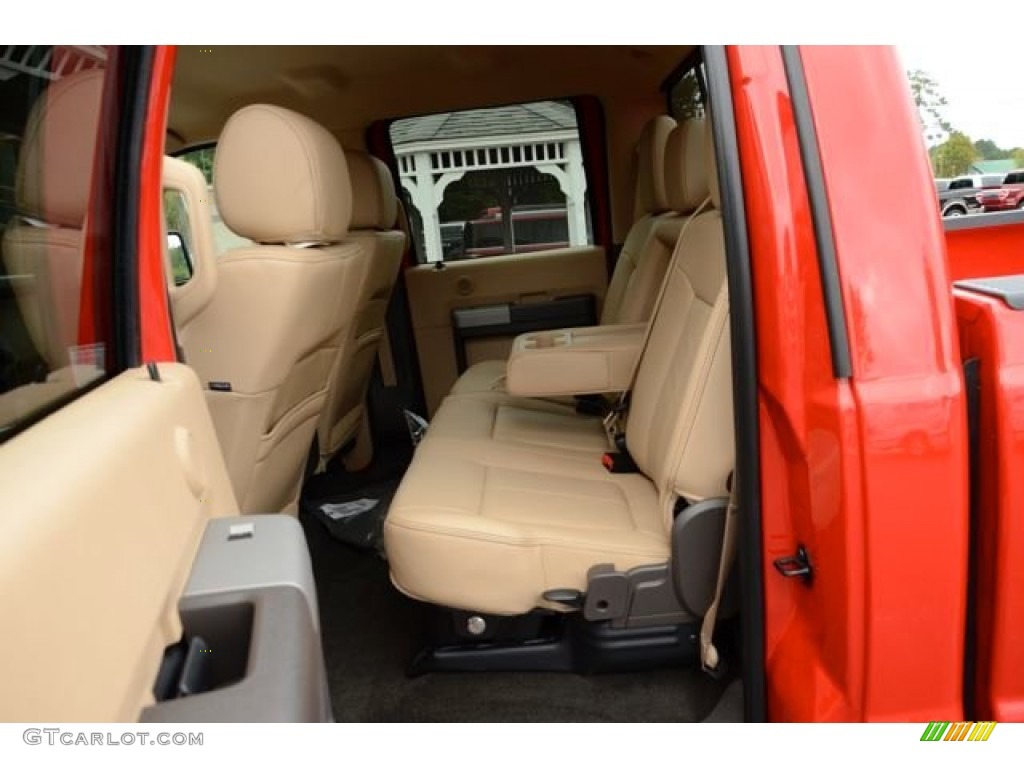 2014 Ford F350 Super Duty Lariat Crew Cab 4x4 Rear Seat Photo #86823004