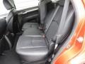 2009 Kia Borrego Black Interior Rear Seat Photo