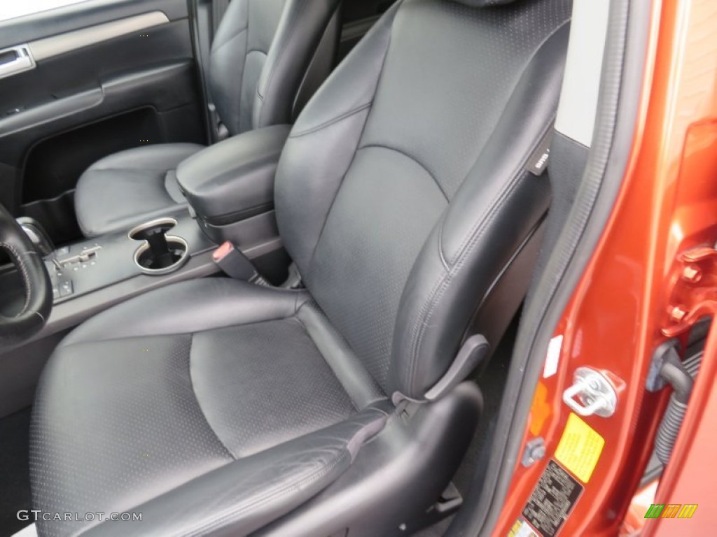 Black Interior 2009 Kia Borrego EX V8 Photo #86824160