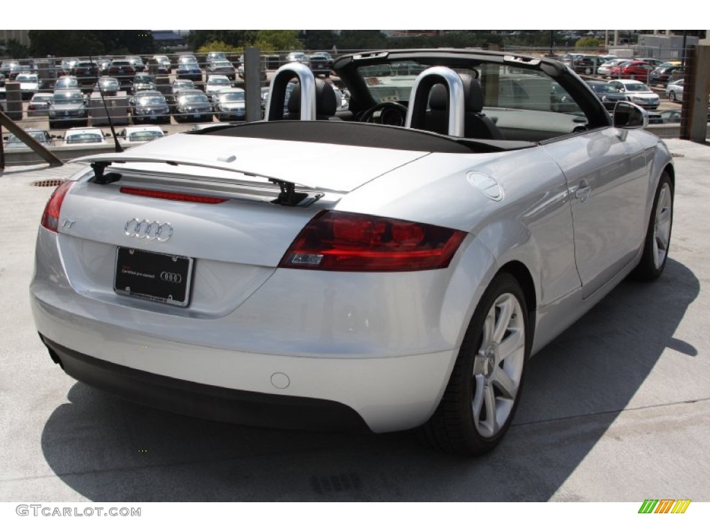 2008 TT 2.0T Roadster - Light Silver Metallic / Black photo #7