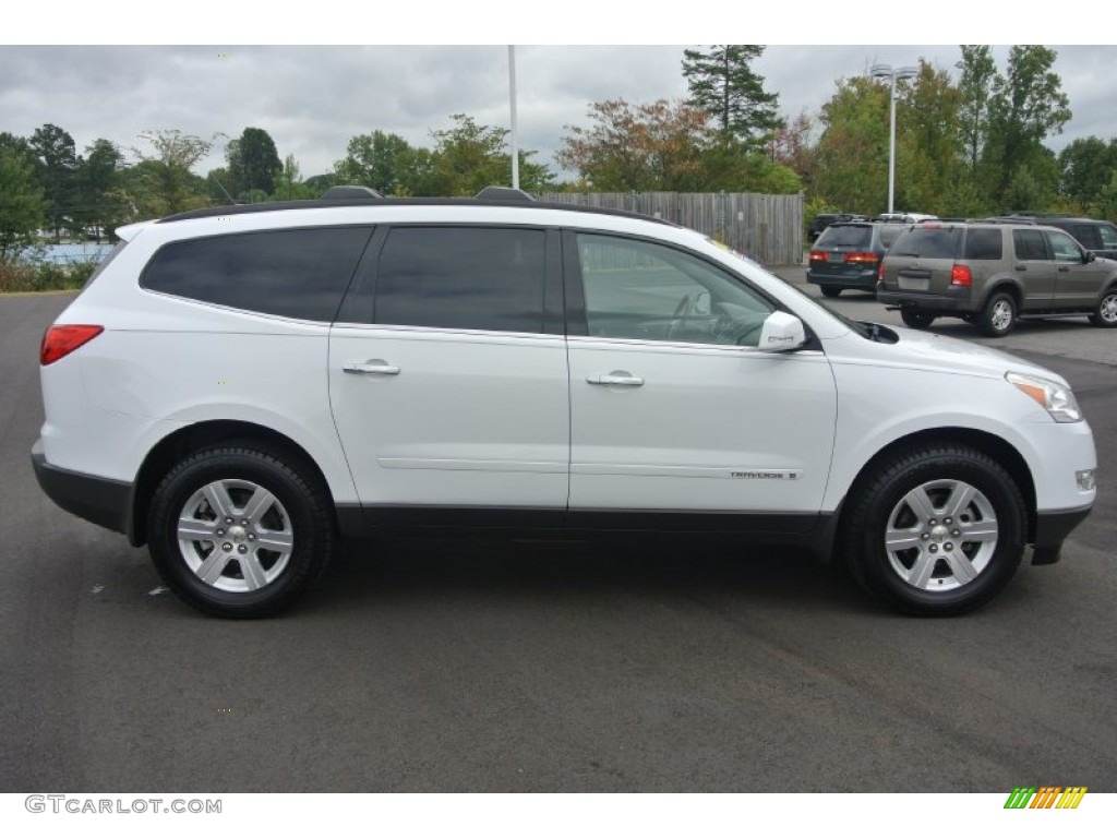 Summit White 2009 Chevrolet Traverse LT Exterior Photo #86824457