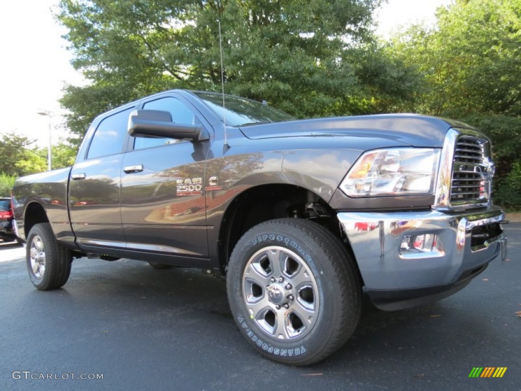 2014 2500 Big Horn Crew Cab 4x4 - Granite Crystal Metallic / Black/Diesel Gray photo #4